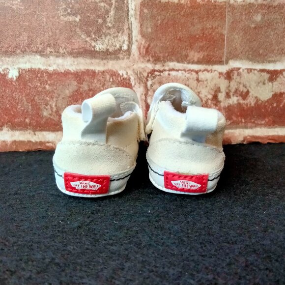 Vans Shoes Baby Size 1 Velcro Slip On Newborn Checkered - Picture 3 of 6
